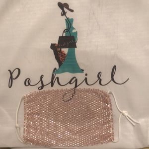 PG289 GLAMOUR Mask Cover. Sparkling Mesh Netting.